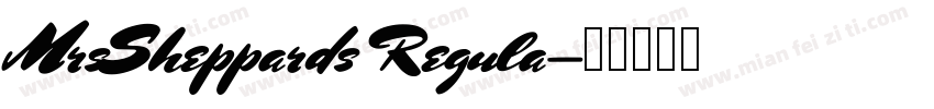 MrsSheppards Regula字体转换